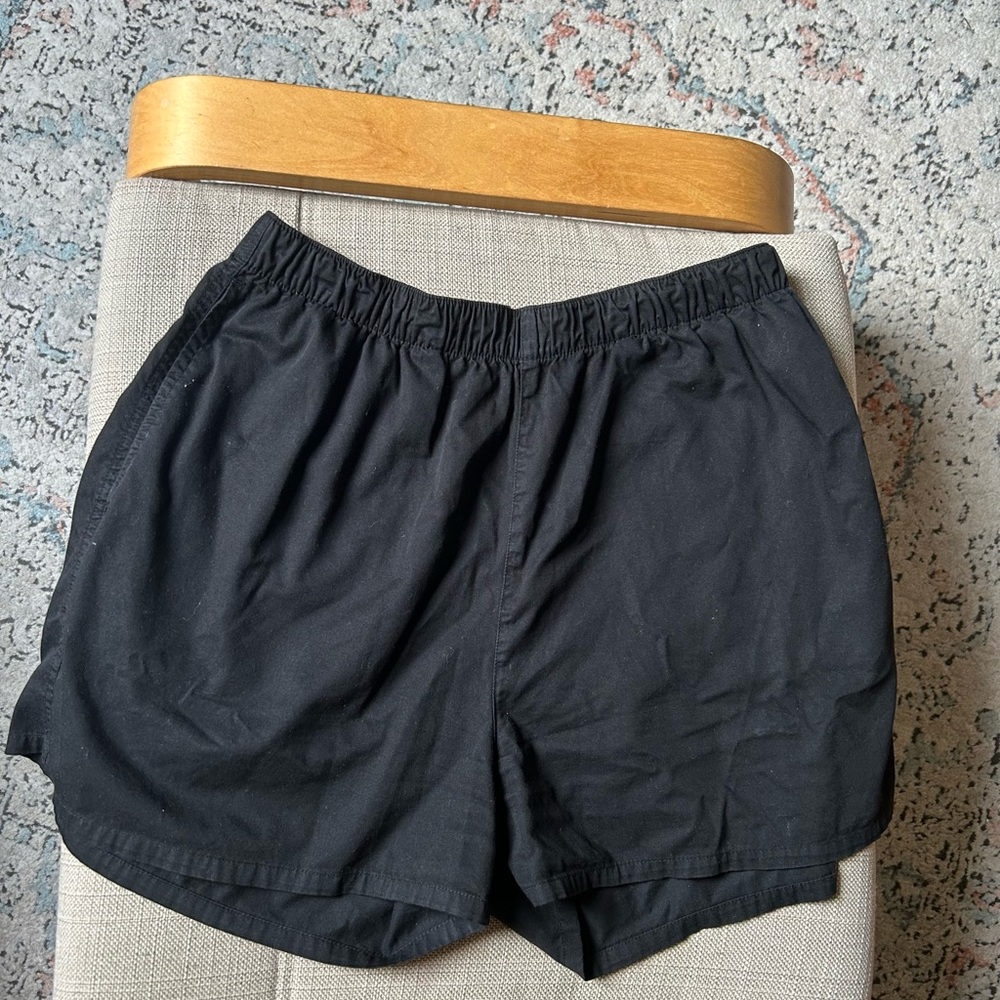Colorful Standard Organic Black Cotton Twill  Shorts